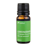 100% pure essential oil Lemongrass, 10 ml, Sabio