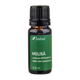 Ulei 100% pur esențial Melisa, 10 ml, Sabio