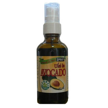 Aceite de aguacate prensado en frío en spray, 50 ml, Herbavit