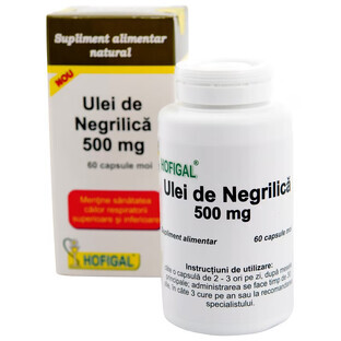 Aceite de comino negro (negrilica), 60 cápsulas, Hofigal