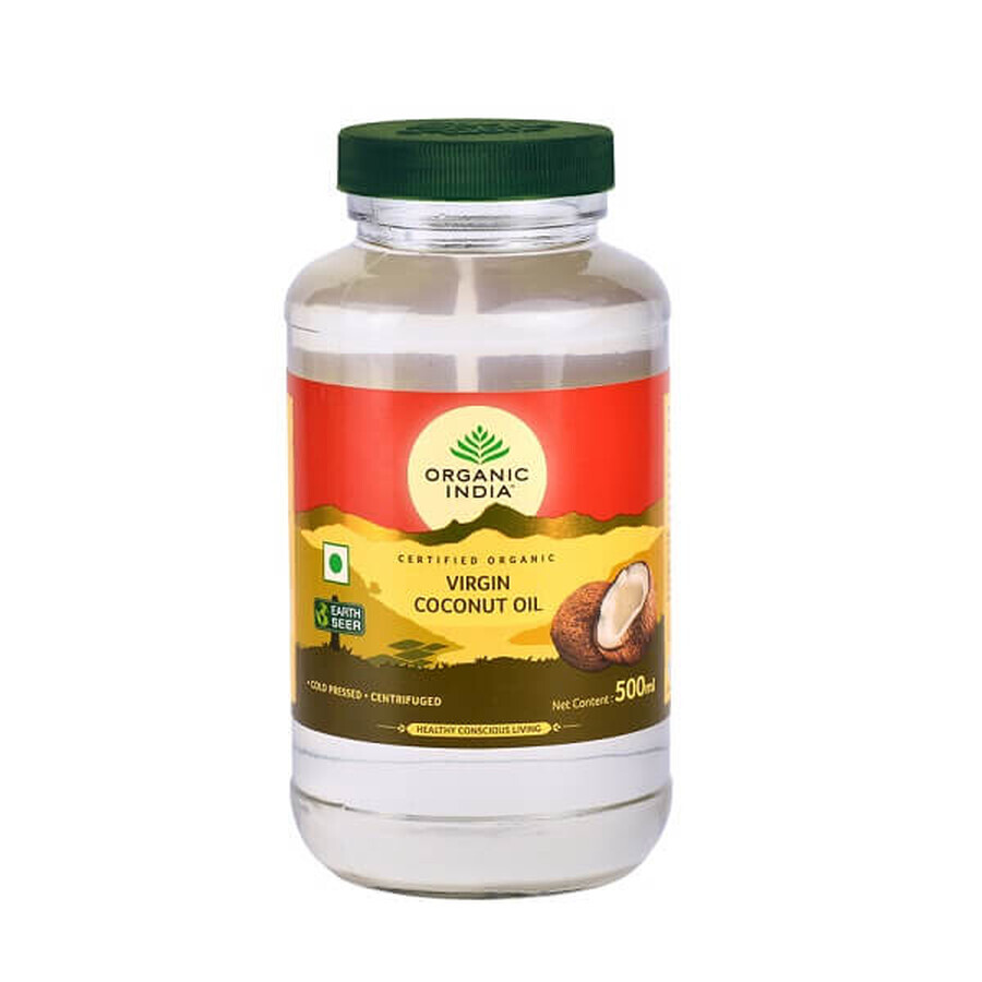 Ulei de cocos extra virgin, 500 ml, Organic India