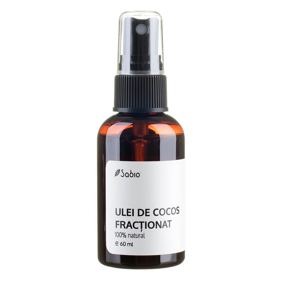 Aceite de coco fraccionado, 60 ml, Sabio