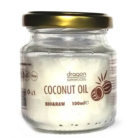 Aceite de coco virgen ecológico, 100 ml, Dragon Superfoods