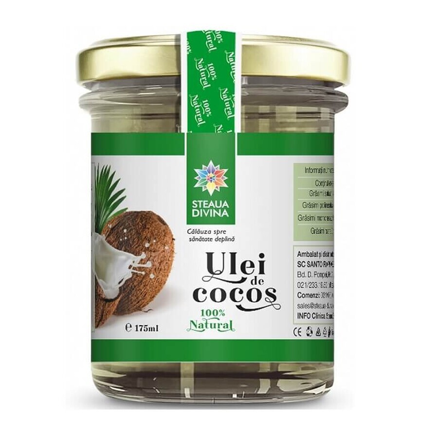 Aceite de coco, 175 ml, Divine Star