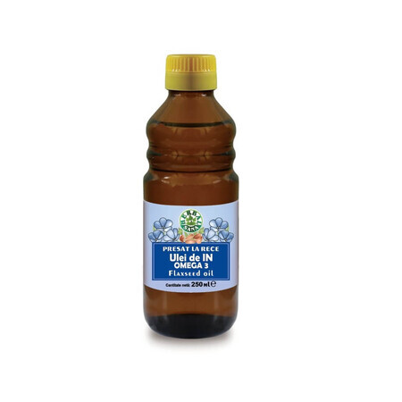 Omega 3 cold pressed linseed oil, 250 ml, Herbavit