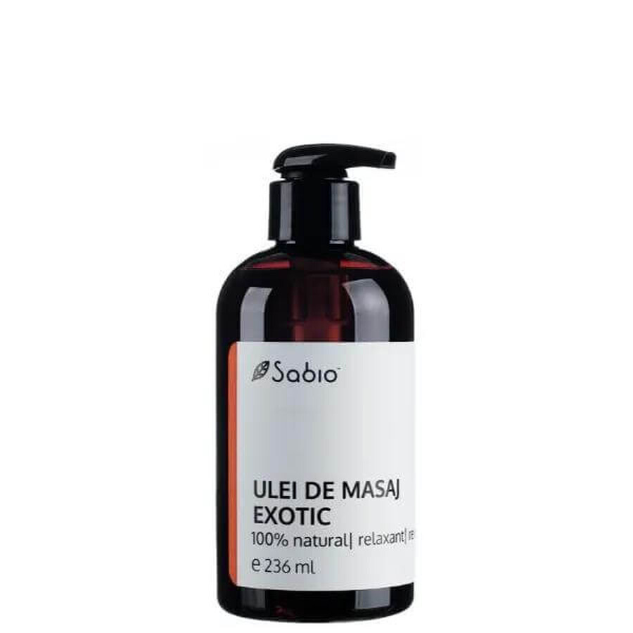 Huile de massage exotique, 236 ml, Sabio