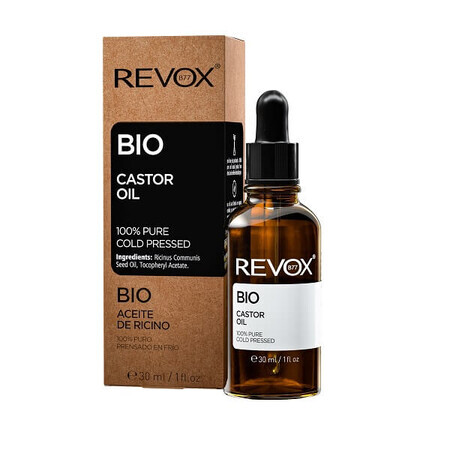 Olio di ricino biologico, 30 ml, Revox