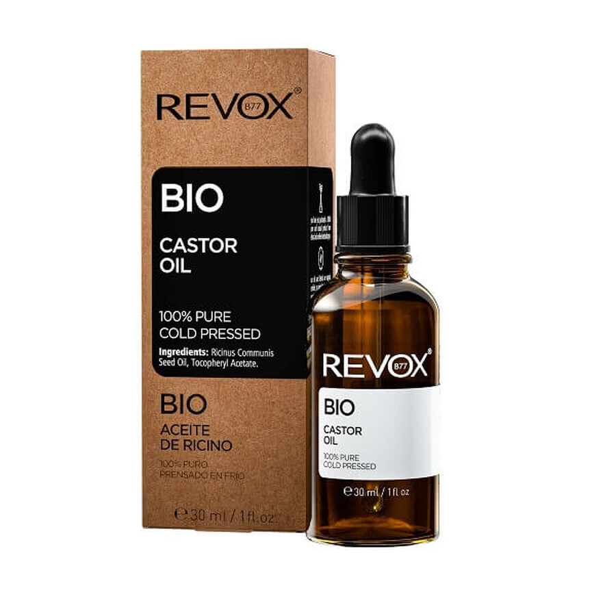 Aceite de ricino ecológico, 30 ml, Revox