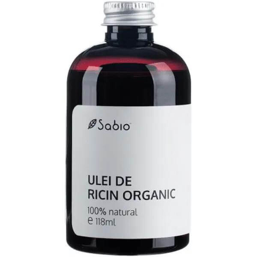 Aceite de ricino ecológico, 118 ml, Sabio