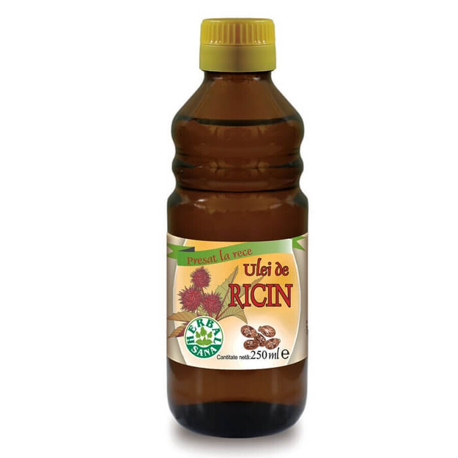 Aceite de ricino prensado en frío, 250 ml, Herbavit