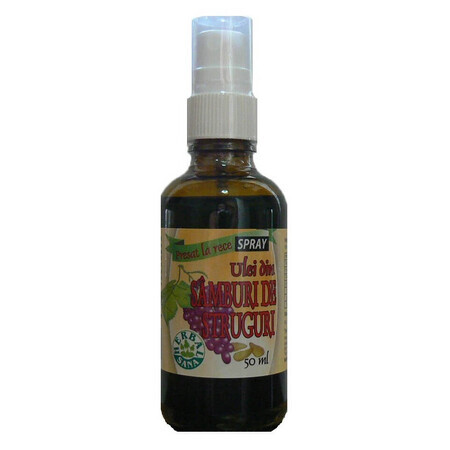 Aceite de pepitas de uva en spray, 10 ml, Herbavit