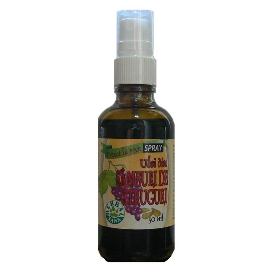 Aceite de pepitas de uva en spray, 10 ml, Herbavit