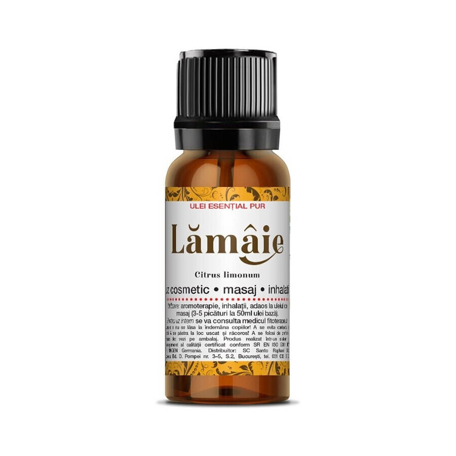 Aceite esencial de limón, 10 ml, Divine Star