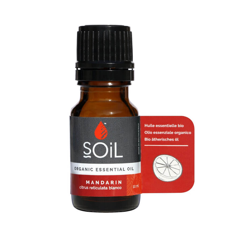 100% biologische zuivere mandarijn etherische olie, 10 ml, SOiL