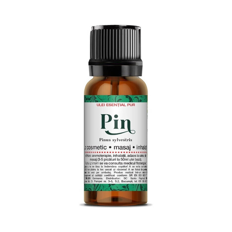 Aceite esencial puro de pino, 10 ml, Divine Star