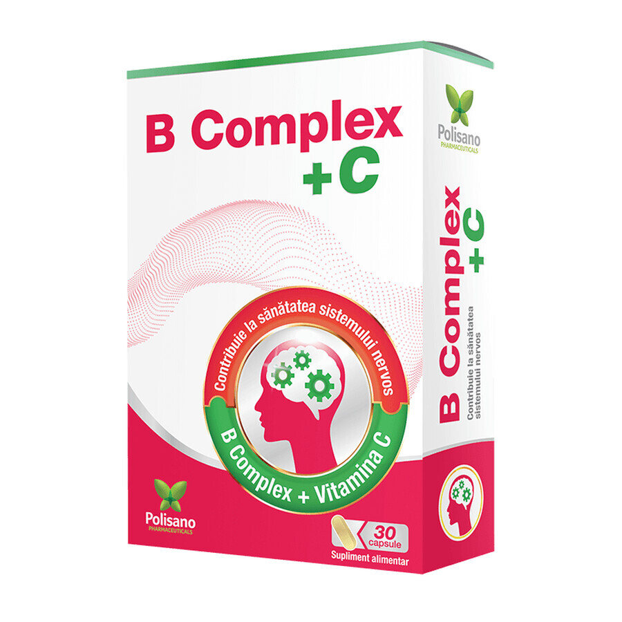 B-complex + C, 30 capsules, Polisano