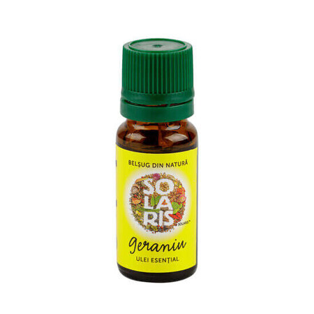 Ulei esential de geraniu, 10 ml, Solaris