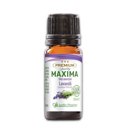 Aceite esencial de lavanda, 10 ml, Justin Pharma