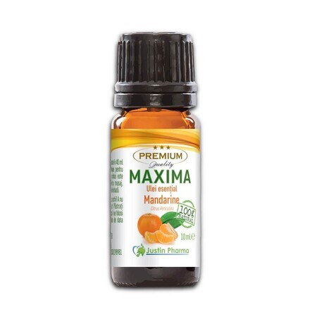 Aceite esencial de mandarina, 10 ml, Justin Pharma