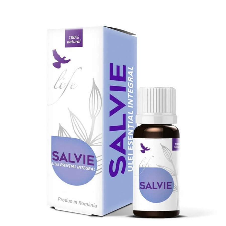 Hele etherische olie van Salie, 10 ml, Bionovativ