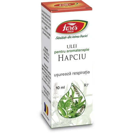 Hapciu olio aromaterapico per facilitare la respirazione, R7, 10 ml, Fares