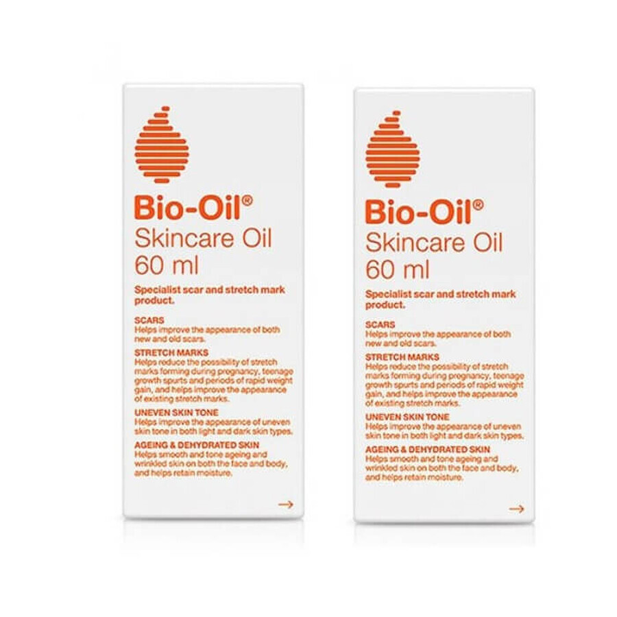 Huile de soin, 60 ml + 60 ml, Bio Oil