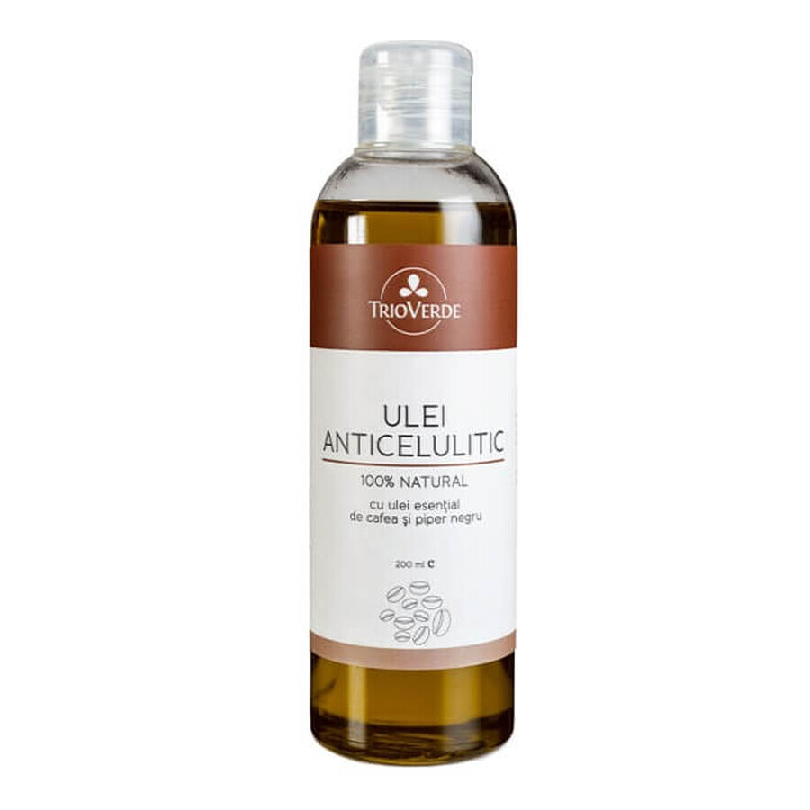 Aceite de masaje anticelulítico, 200 ml, Trio Verde