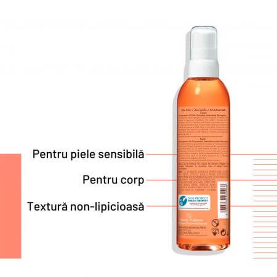 Avène Olio Solare SPF30 Protezione Alta Pelle Sensibile, 200ml