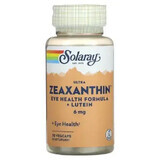 Ultra Zeaxanthin 6 mg Solaray, 30 cápsulas, Secom