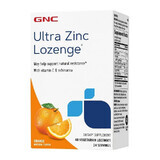 Ultra Zinc Lozenge, Zinc with Natural Orange Flavour (105123), 48 tablets, GNC