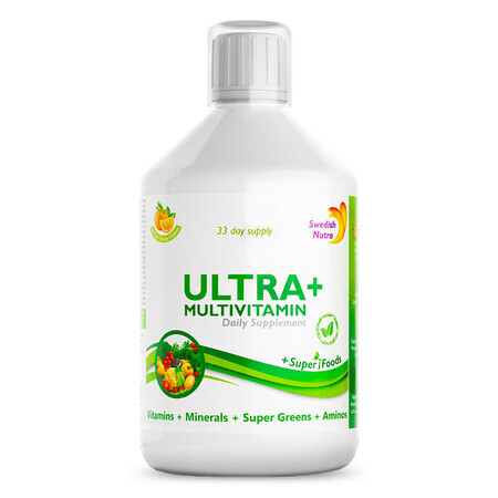 Ultra+ Multivitamin Liquid, 500ml, Swedish Nutra