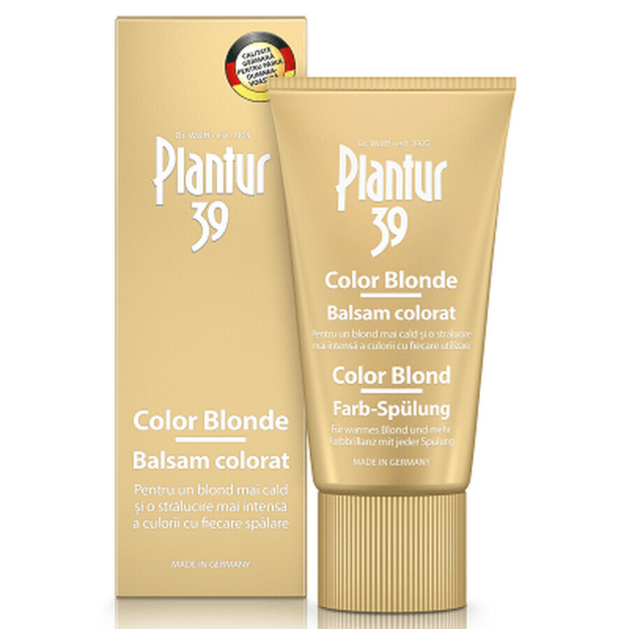 Acondicionador colorante Plantur 39 Color Rubio, 150 ml, Dr. Kurt Wolff