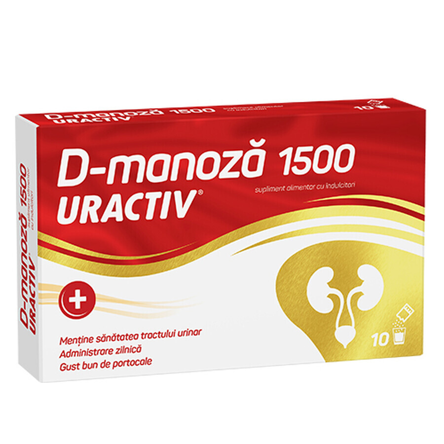 Uractiv D-manosa 1500mg, 10 sobres, Fiterman