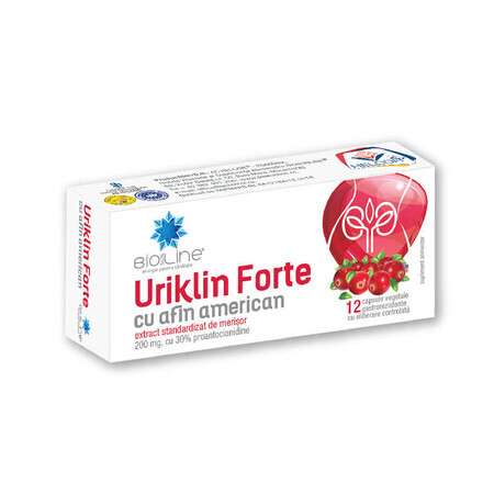 Uriklin Forte, 12 capsules, Helcor