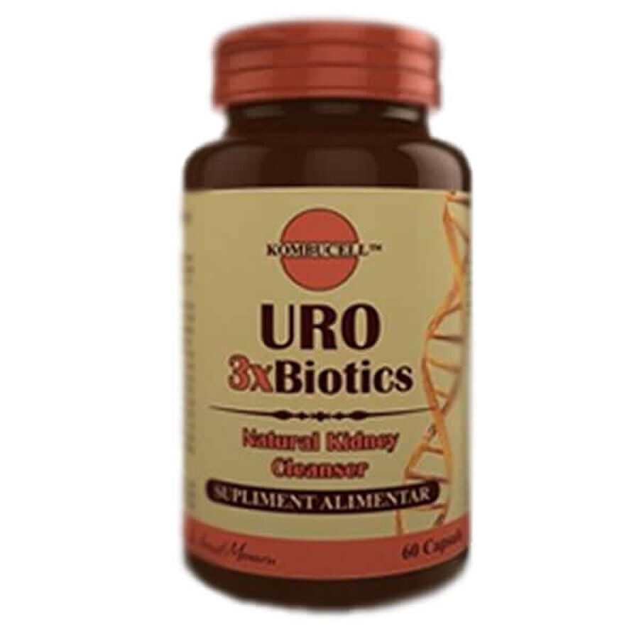 URO 3xBiotics, 60 cápsulas, Pro Natura