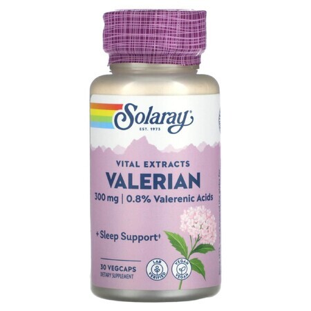 Valeriaan Solaray, 30 capsules, Secom