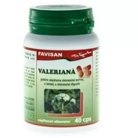 Valeriana, 40 cápsulas, Favisan