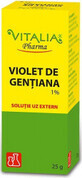 Violeta de genciana 1%, 25 g, Vitalia