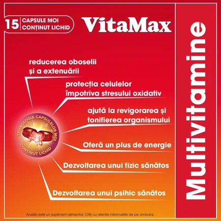 Vitamax, 15+15 capsule, Perrigo (40% reducere din al 2-lea produs)