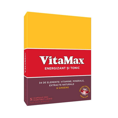 Vitamax, 5 cápsulas, Perrigo