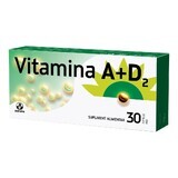 Vitamina A+D2, 30 cápsulas, Biofarm