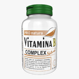 Vitamina B Complex Natural, 60 cápsulas, Pro Natura