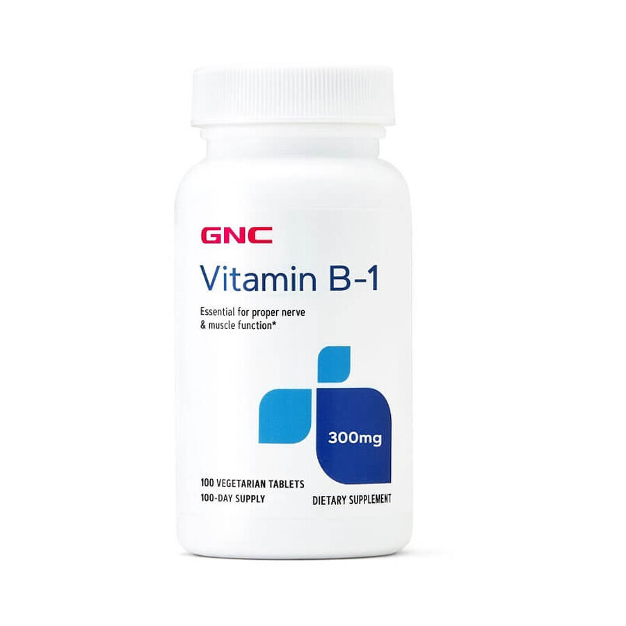 Vitamine B-1 300 mg (259513), 100 tabletten, GNC