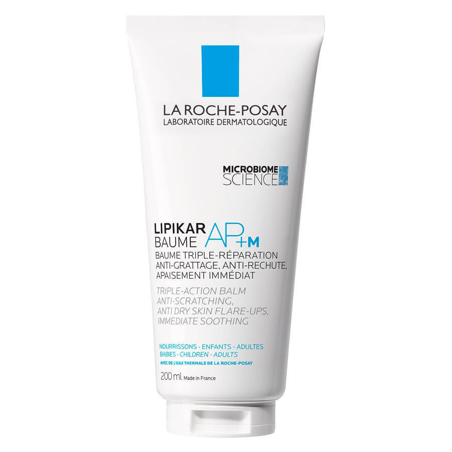 La Roche-Posay Lipikar Baume AP+M baume triple action contre les plaques de peau sèche, 200 ml