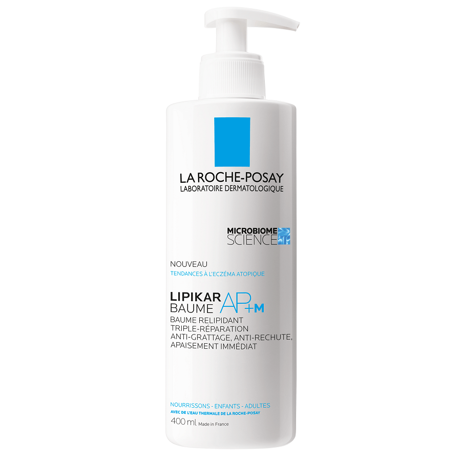 La Roche-Posay Lipikar Baume AP+M, bálsamo de triple acción contra la sequedad cutánea, 400 ml