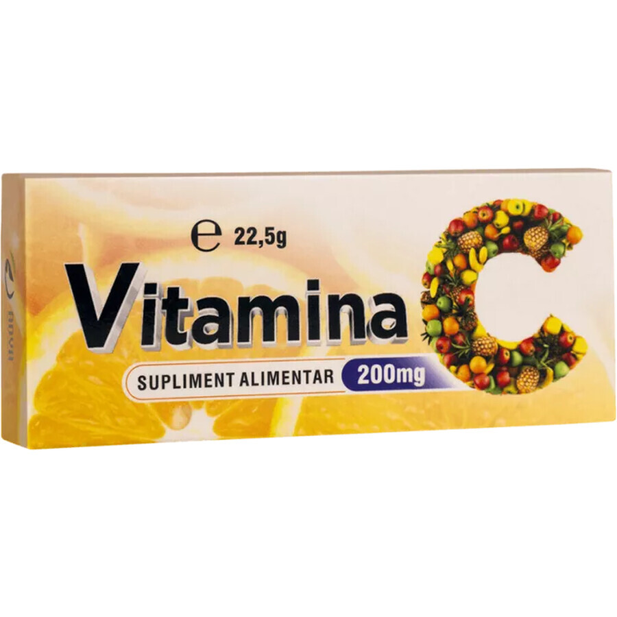 Vitamine C 200 mg, 30 tabletten, Adya