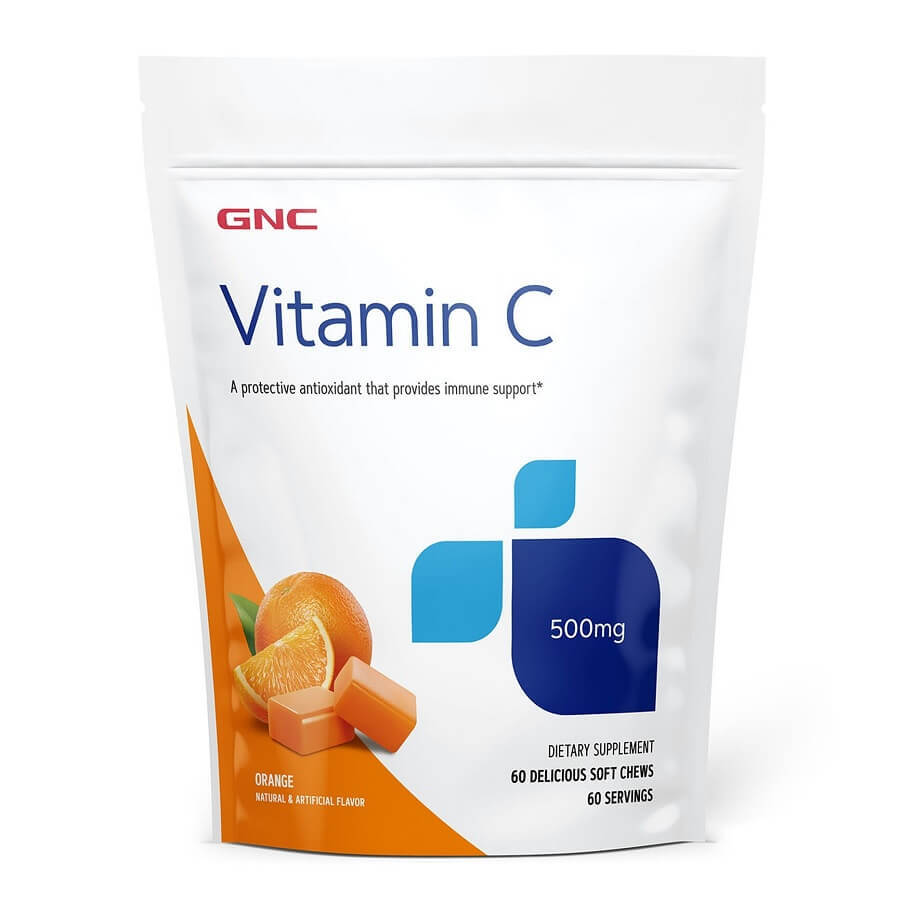 Vitamina C 500 Mg Masticable 415992, 60 Toffee, GNC