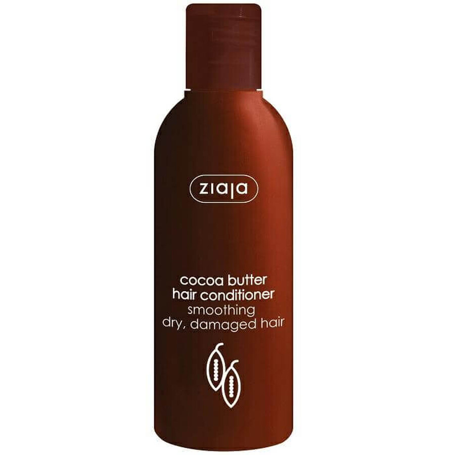 Conditioner met cacaoboter voor droog en beschadigd haar, 200 ml, Ziaja