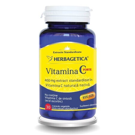 Vitamin C Forte 400 mg, 30 Kapseln, Herbagetica