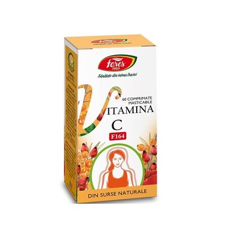 Vitamina C naturale F164, 60 capsule, Fares